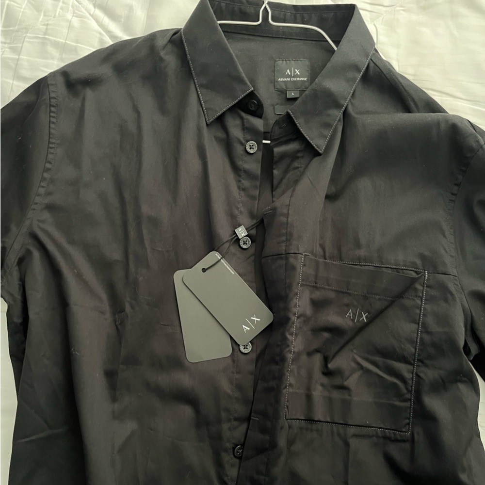 NWT Armani Exchange dress shirt, size Large